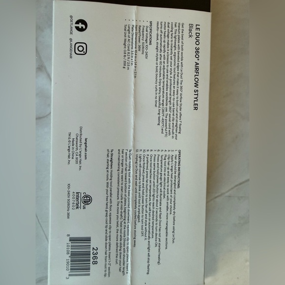 L’ange Le Duo 360• Airflow Styler-New in box - Picture 4 of 4